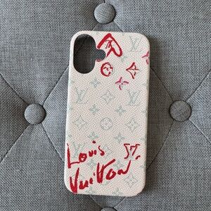 Red and Cream 16plus  Phone Case